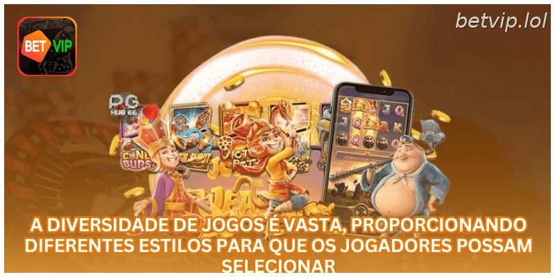 A diversidade de jogos é vasta, proporcionando diferentes estilos para que os jogadores possam selecionar.