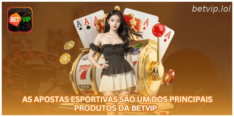 As apostas esportivas são um dos principais produtos da BETVIP.