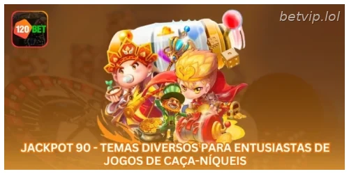 Jackpot 90 - Temas diversos para entusiastas de jogos de caça-níqueis
