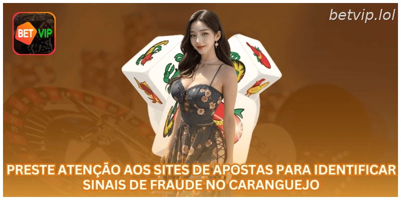 Preste atenção aos sites de apostas para identificar sinais de fraude no caranguejo.