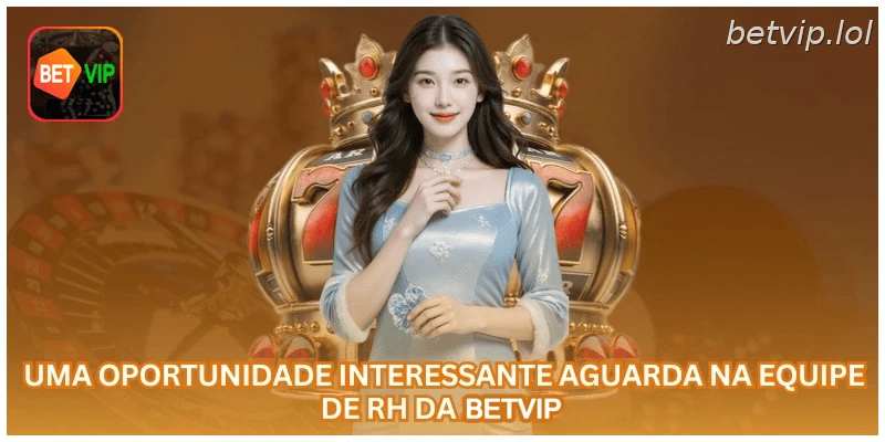 Uma oportunidade interessante aguarda na equipe de RH da BETVIP.