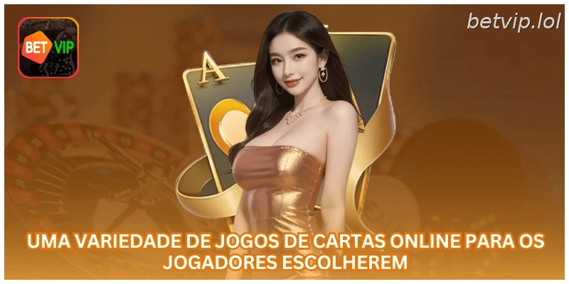Uma variedade de jogos de cartas online para os jogadores escolherem.