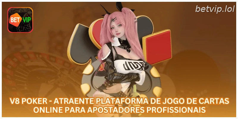 V8 Poker - Atraente Plataforma de Jogo de Cartas Online para Apostadores Profissionais.